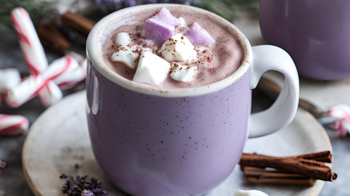 Lavender Sea Salted Peppermint Hot Cocoa