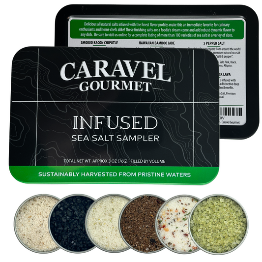 The Infused Sea Salt Sampler - Mini Gift Set for Foodies